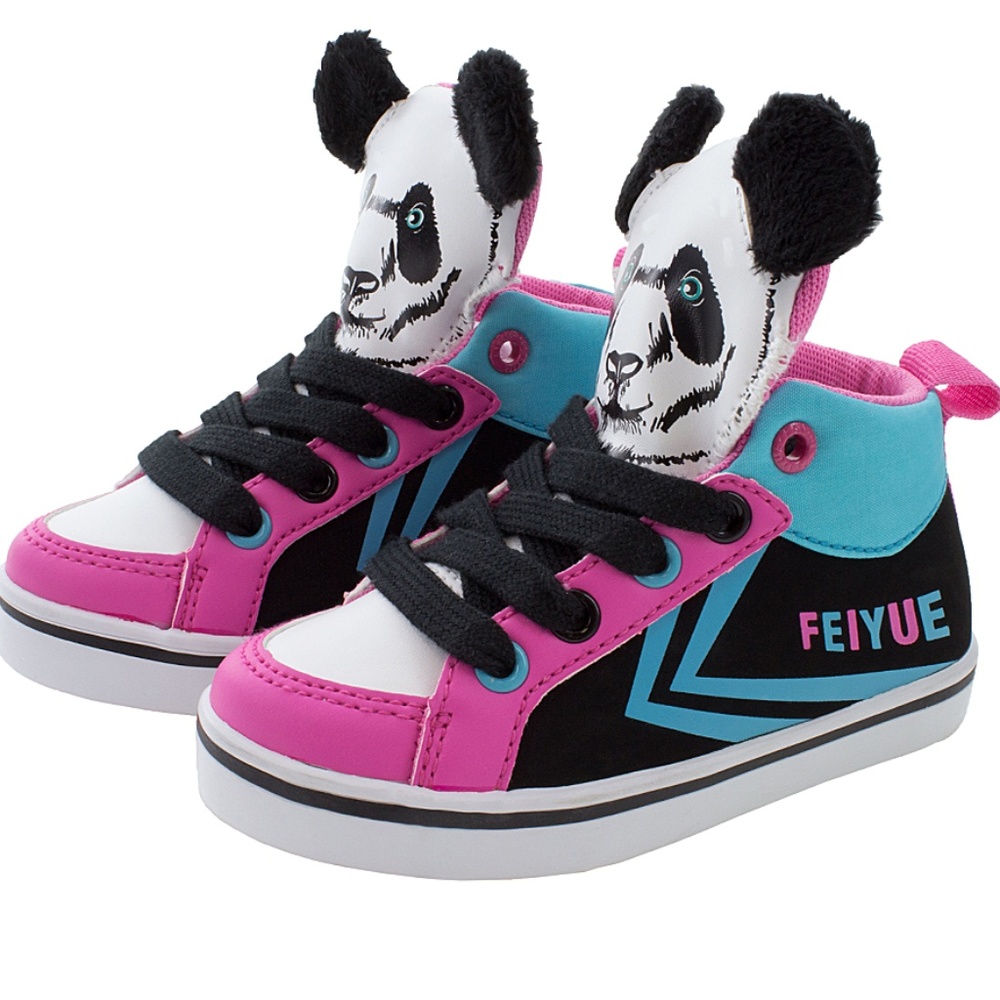 Feiyue Delta Mid sneakers with panda face Baby 4